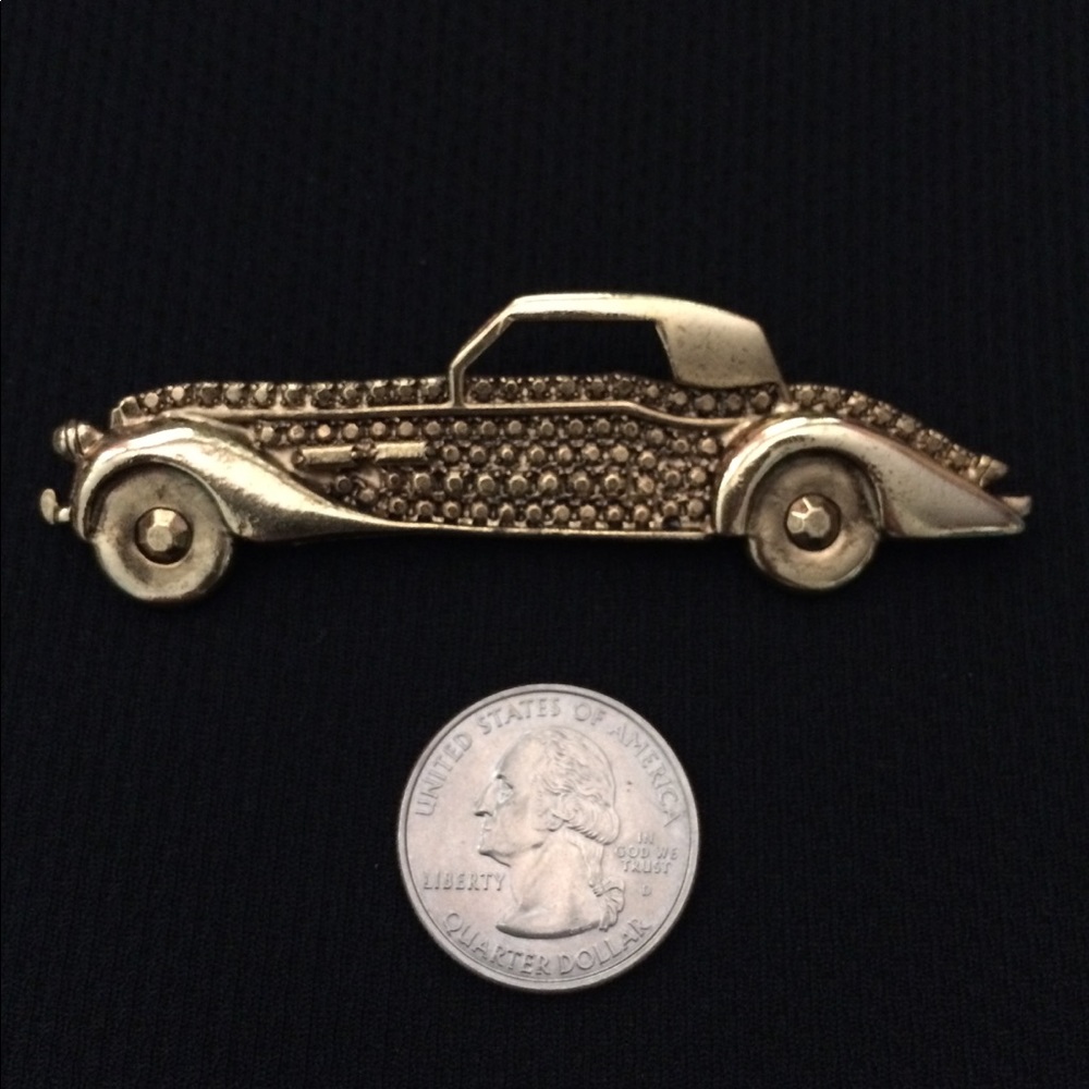 NWOT GoldTone Car Pin